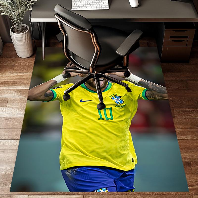 1pc Neymar12 Design Printed Area Rug Carpet for Bedroom Living Room Home Decor Rugs Mat Non Slip Mat Rug for Bedside