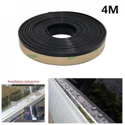 15MM 4M Car Window Windshield Weatherstrip Rubber Seal Strips Waterproof Rain