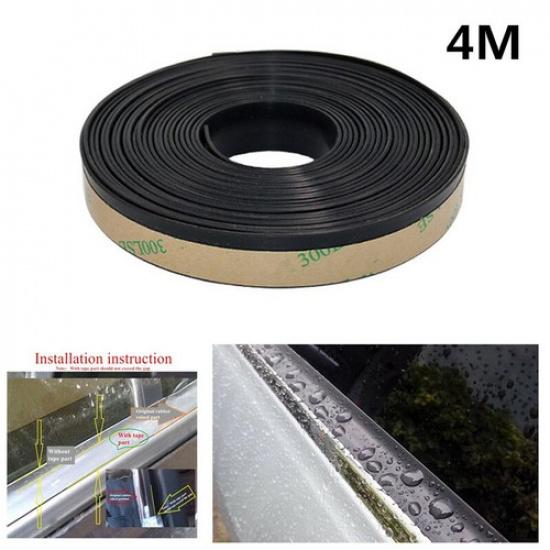 

15MM 4M Car Window Windshield Weatherstrip Rubber Seal Strips Waterproof Rain