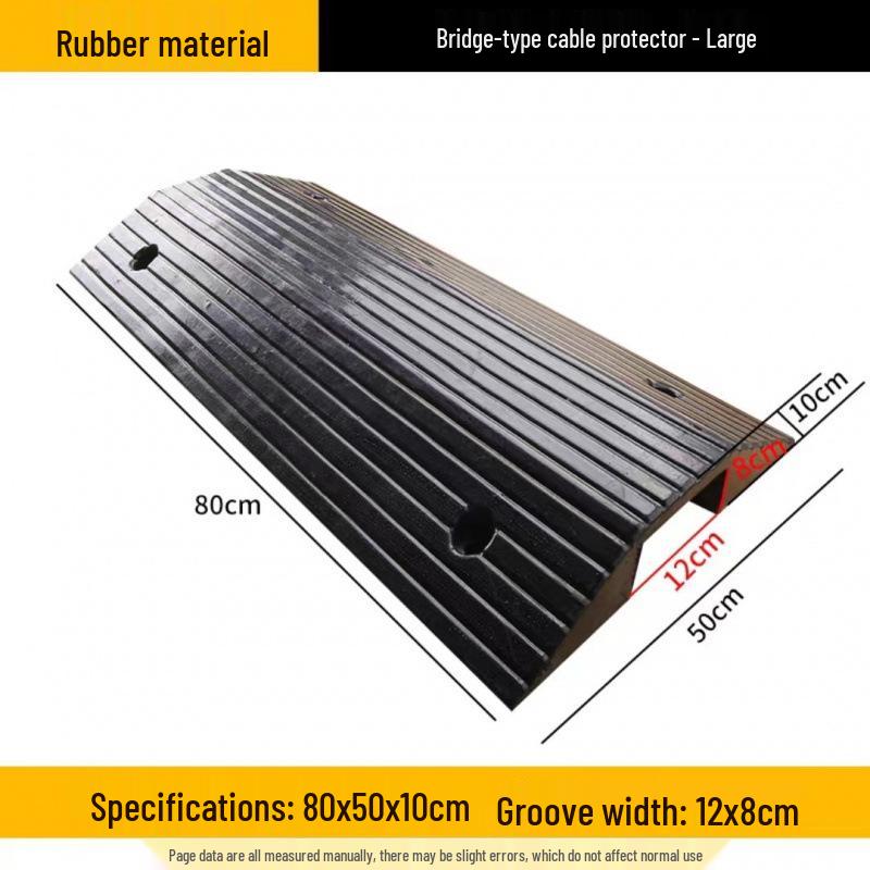 High Load Capacity Rubber Speed Bump for Car & Road Safety