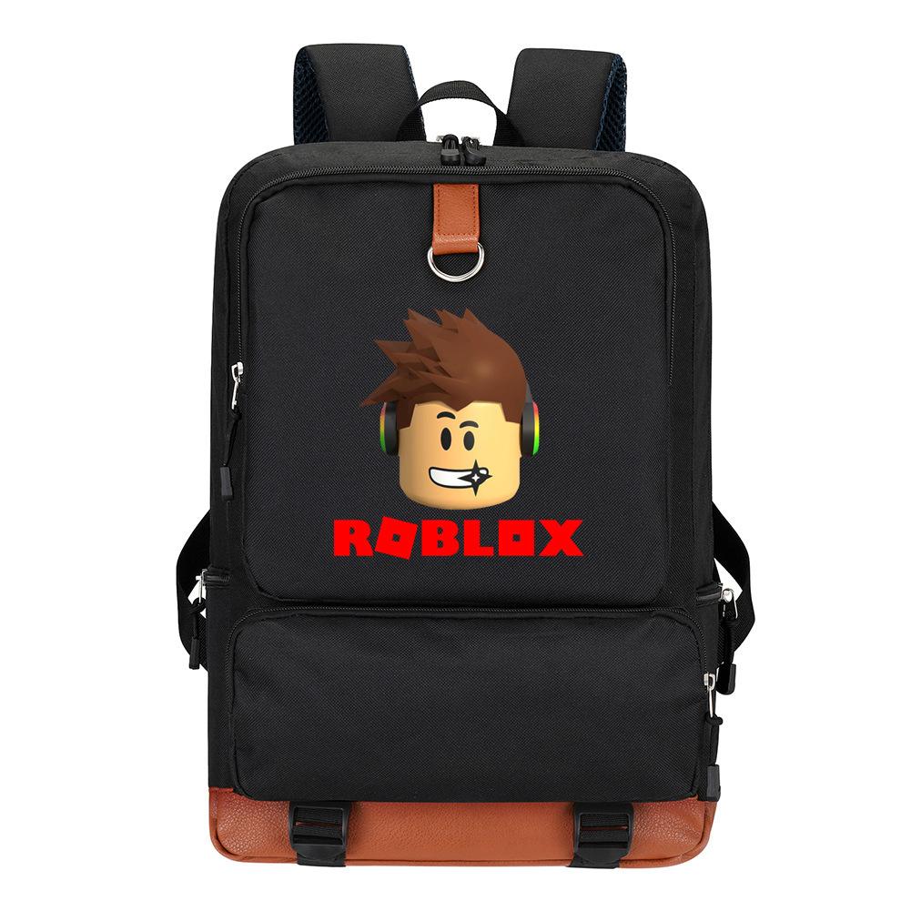Virtual World Roblox Games Men'S And Women'S Backpacks Backpacks Student School Bags Travel Bags Computer Bags