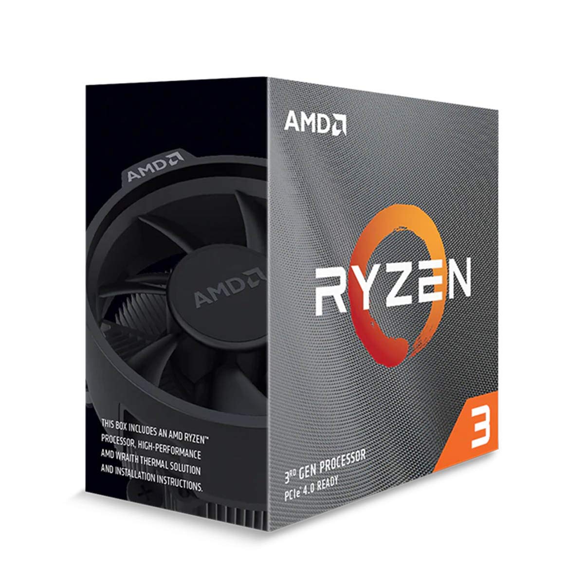 

AMD Ryzen 3 3300X with Wraith Stealth 4 8 65W Japanese Distributor Item cooler, 3.8GHz, cores, threads, [Official Product] No. 100-100000159BOX