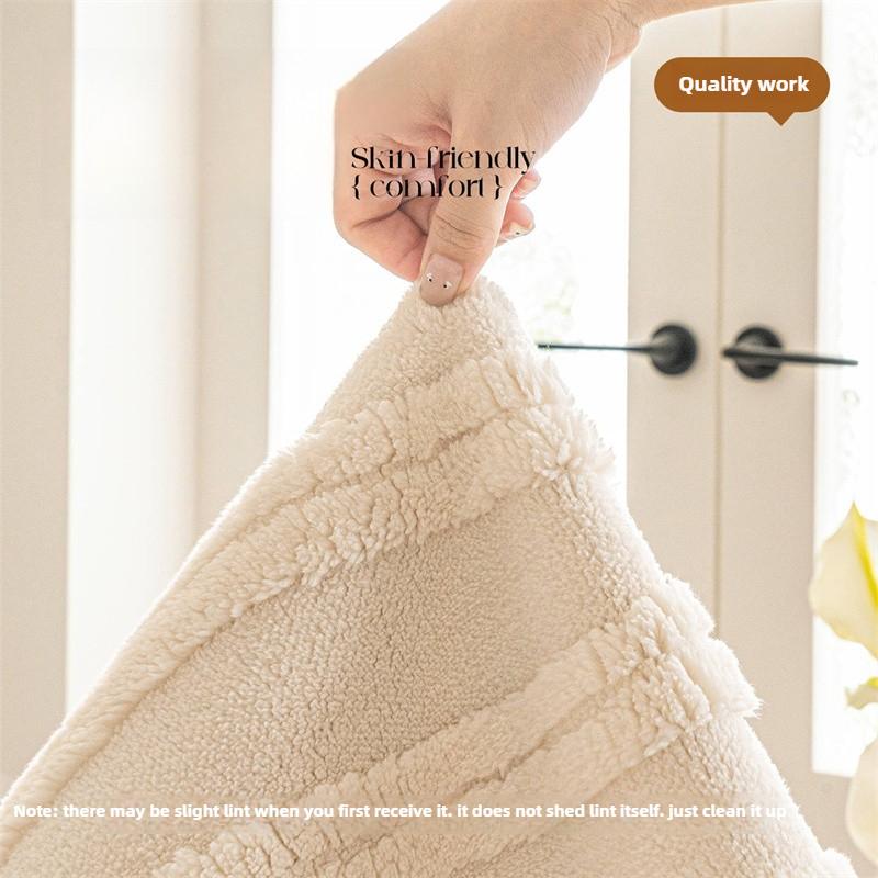 French Striped Thicken Plush Couch Cover Winter Warm Sofa Pad Non-Slip Sofa Slipcovers for Living Room L Shaped Couch Cushion