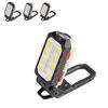Cob Work Light With Strong Magnet 4 Lighting Modes Usb Rechargeable Multi-Function Maintenance Flashlight For Night Camping Emergency Repair