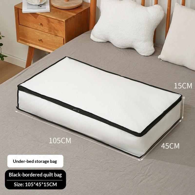 Underbed Storage Bag Foldable Quilt Bag Wardrobe Clothes Storage Waterproof Dustproof Organizer Large Capacity Storagebag
