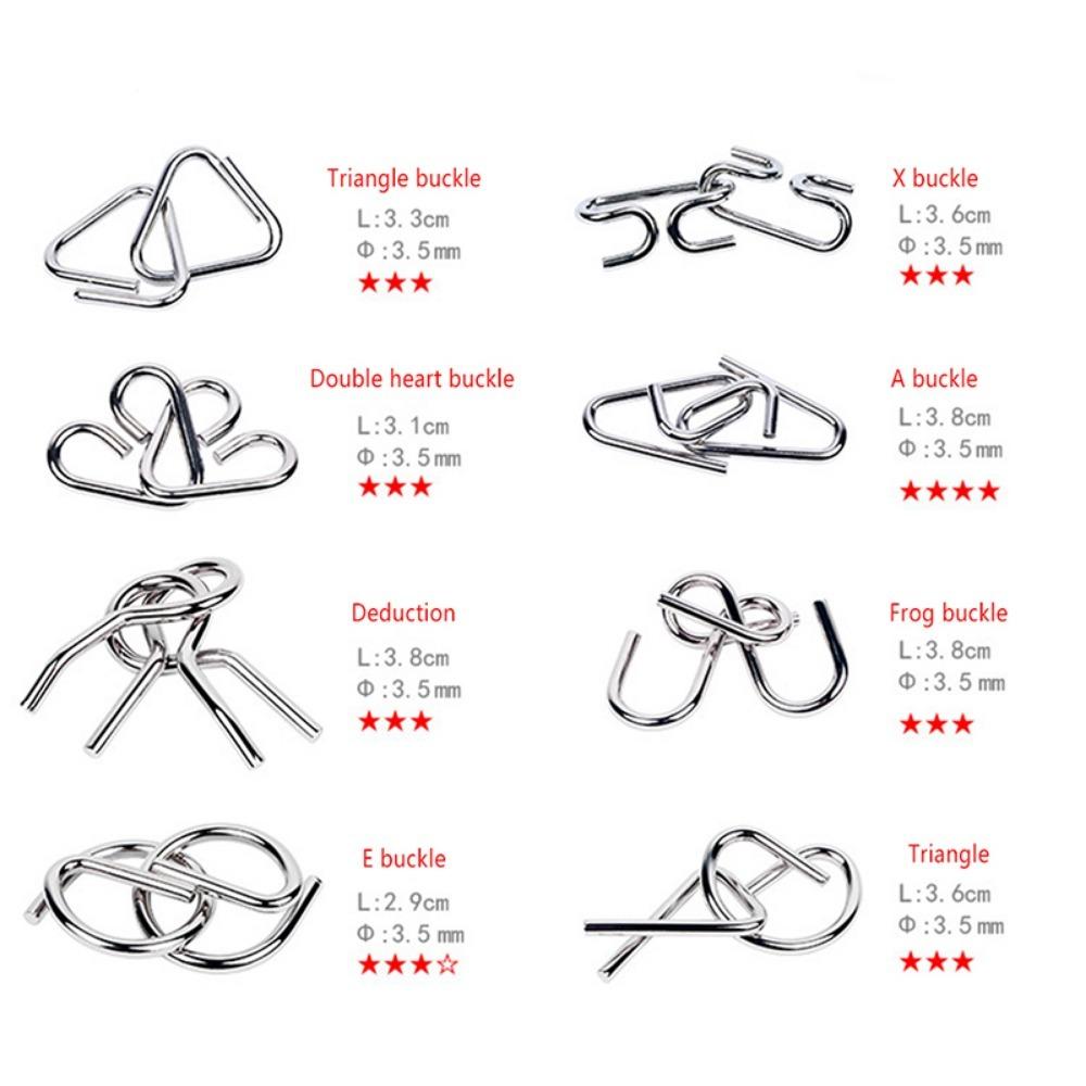 Brainteasers Games 3D Montessori Puzzle Developmental Toys Interactive Games Brain Teaser Puzzles