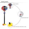 Kids Children Portable Basketball Hoops Set Stands Adjustable Height with Inflator Toys Outdoor Summer Garden
