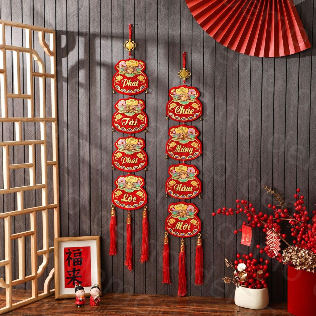 Vietnamese Hanging Ornament 2026 New Year Decorations Chinese Spring Festival Pendant Window Door Couplets Party Accessories