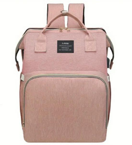 Waterproof Multi-Function Mommy Backpack with Removable Mosquito Net - Ideal for Mother and Baby Travel