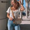 Women Adjustable Strap Crossbody Bag Vintage Shell Waist Bag Casual Daily Shoulder Purse