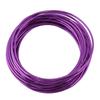 5 Meters / Roll 2mm Round Oxidation Aluminium Wire DIY Accessories For Crafts Making (purple)