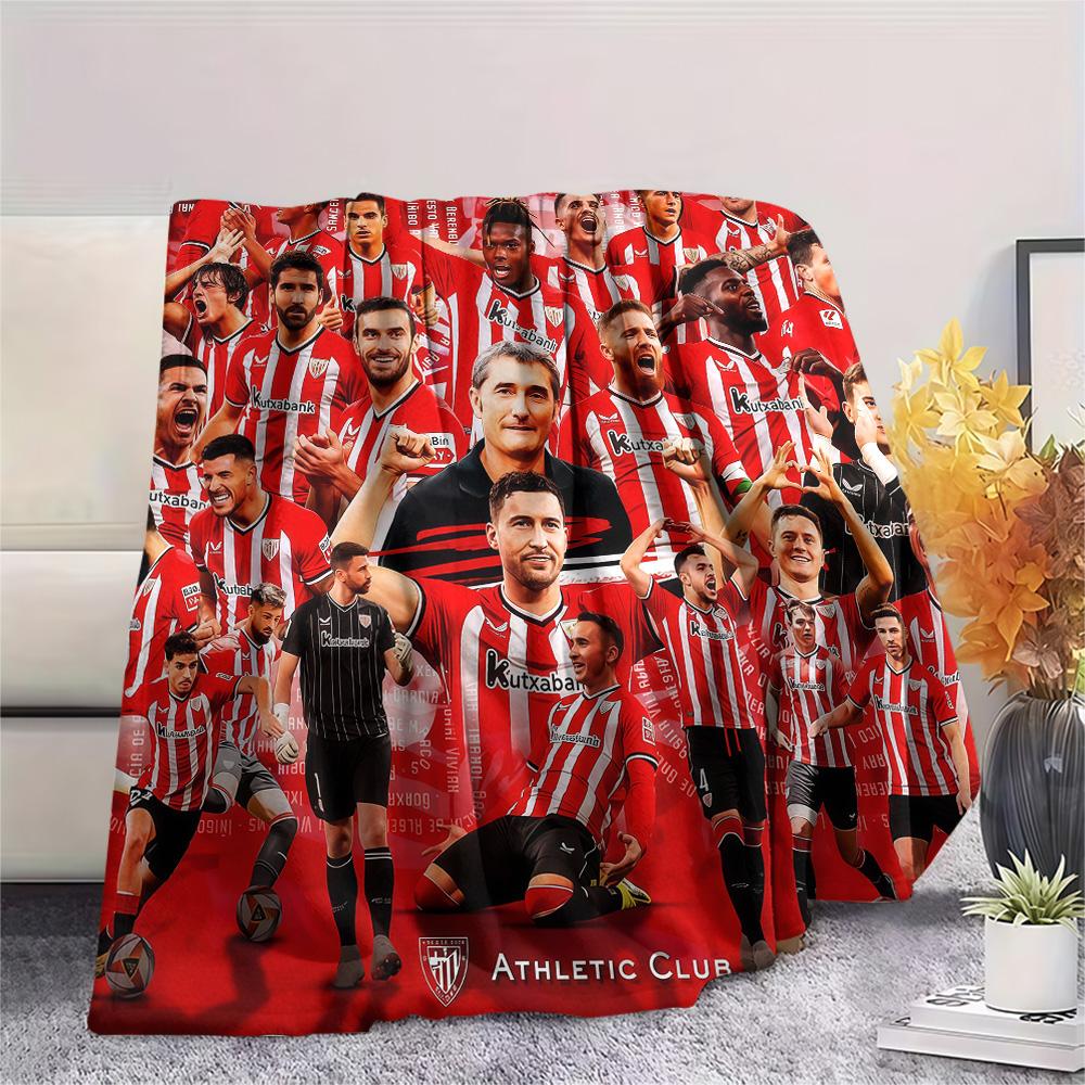 Bilbao Print FlAannel Blanket, High Quality Comfortable for All Seasons, Home Decor, Warmth and Comfort
