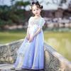 Children's Hanfu: Girls' Summer Thin Style Tang Suit Skirt - Ancient Costume for Small To Medium Kids