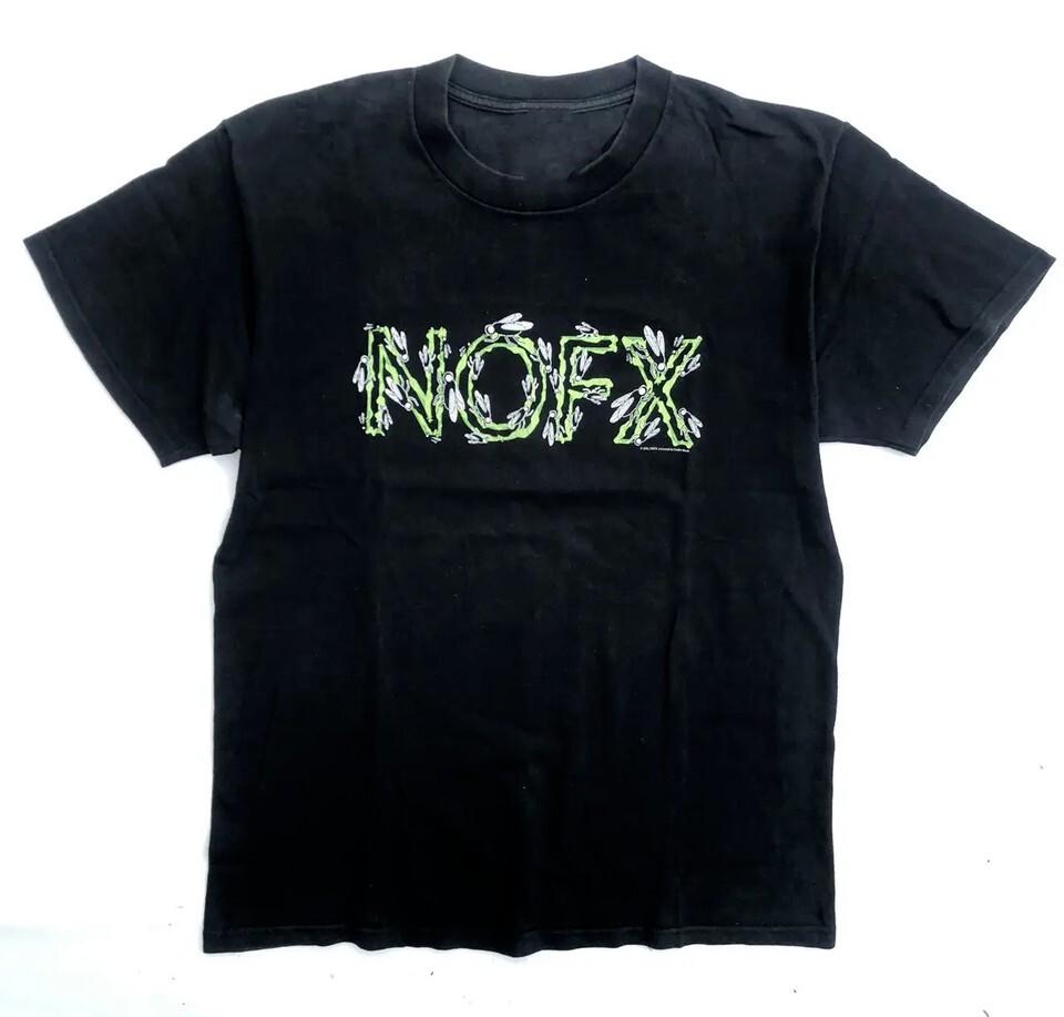 VTG Nofx Band Mem Full Size To 4XL Black 100% Cotton Shirt TT1254 XL
