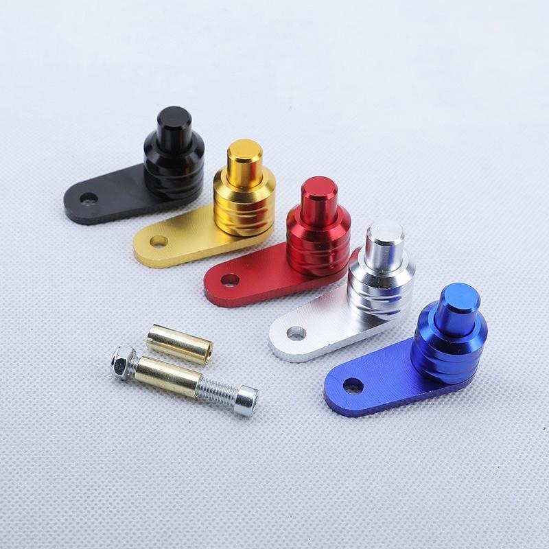 1Pc Electric Vehicle Universal Parking Switch Brake Lock Lever Lock Prevent Falls Motorcycle Modification Cow Horn Lock Buckle