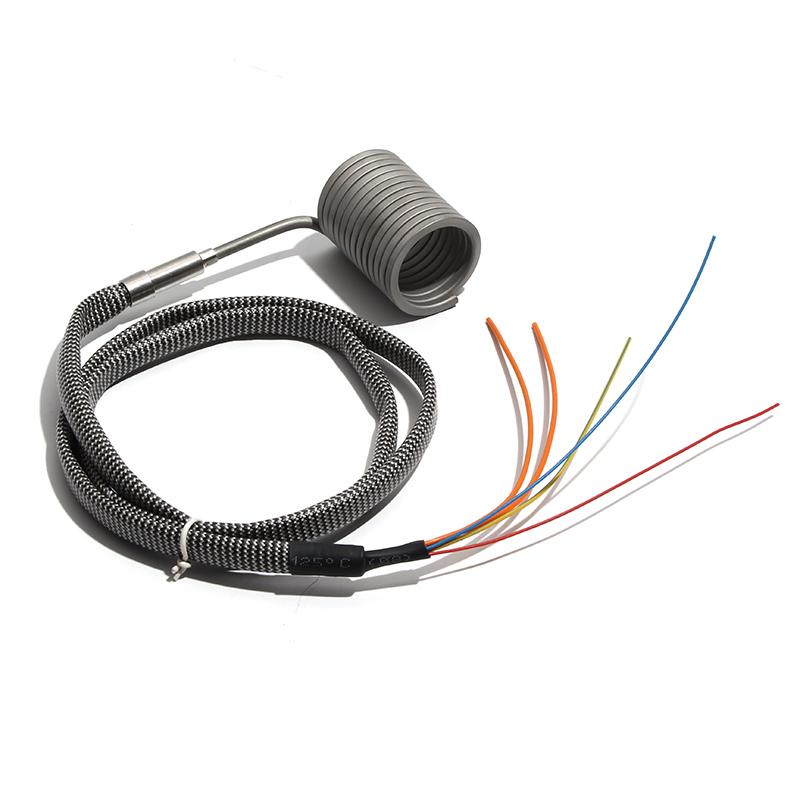 LJXH 220V Injection Molding Machine Hot Runner Heating Coil Spring Heater 3x3mm Nozzle Dedicated with K Thermocouple 1PC