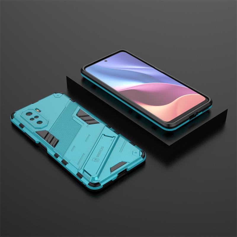 For Xiaomi PocoF3 Case Rugged Armor Shockproof Phone Case For Poco Poko Little F3 F 3 3F Car Magnetic Holder Stand Back Cover