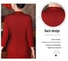 2025 Autumn Elegant V-Neck Slimming Dress for Mother of the Bride