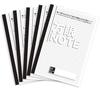 Size Grid 5mm Ruled 30 Horizontal Opening Set of 5 Notebooks [A5 Notebook, Lines] Sheets, (Nakapribine),