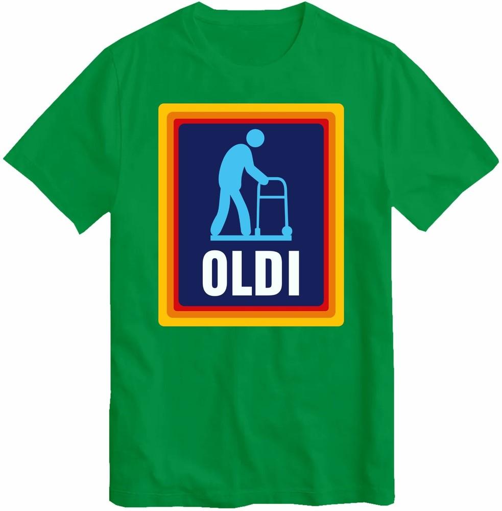 Oldi Funny humor Grumpy TShirt joke birthday gift Dad Husband Grandad Top S