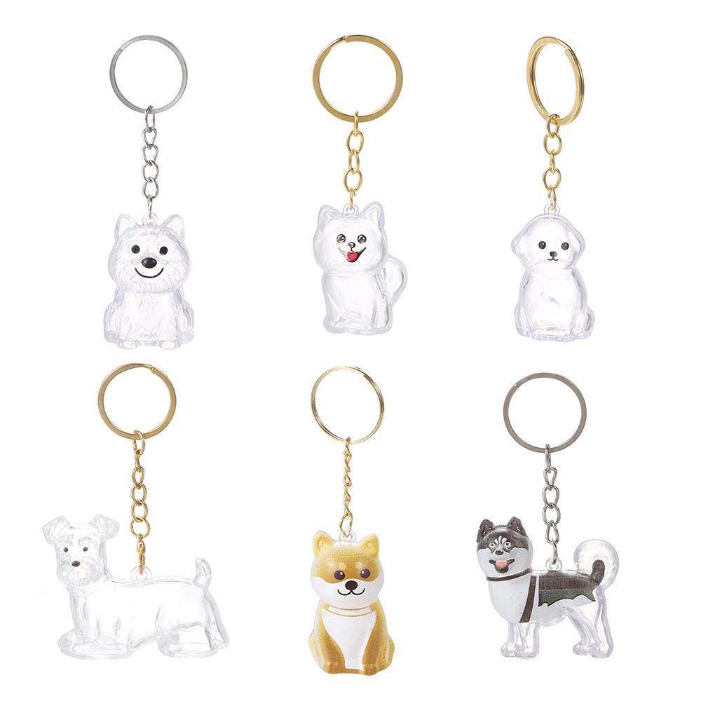Transparent Dog Hair Collection Pendant Bichon Husky Corgi Portable Dog Hair Storage Box Gifts Pet Hair Ball Storage Pendant