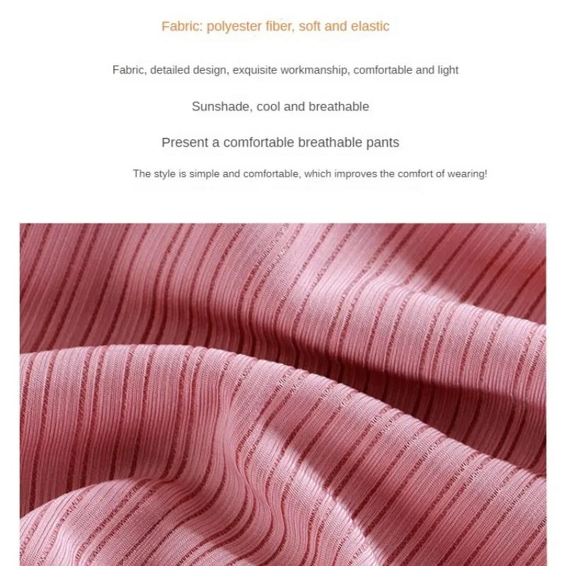 Dziecięce letnie spodnie przeciw komarom, elastyczne mankiety, chłodzące, skrócone spodnie, antybakteryjne, lekkie, outdoorowe, unisex, oddychające, wygodne, projekt