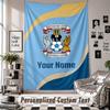 Wall Hanging Tapestry With Custom Name & Text, Coventry City FC Decorative Tapestry For Bedroom
