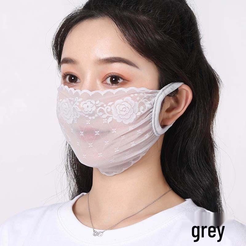 Women's Breathable Summer Mesh Sun Protection Face Mask