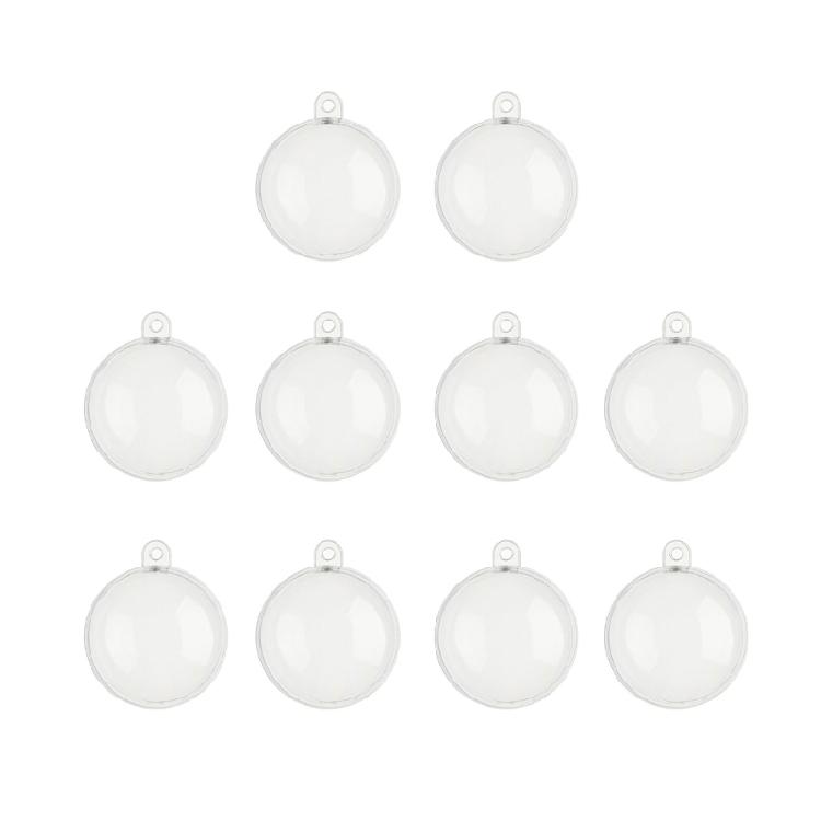 

Set of 10 Transparent Confectionery Jar Eye Catching Sweet Storage Container Candy Canister for Christmas Enthusiasts