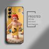 Popular Dancing Baby Cute Phone Case For Samsung Galaxy S26 S25 S24 S23 S22 S21 Plus Ultra Note20 Soft Black