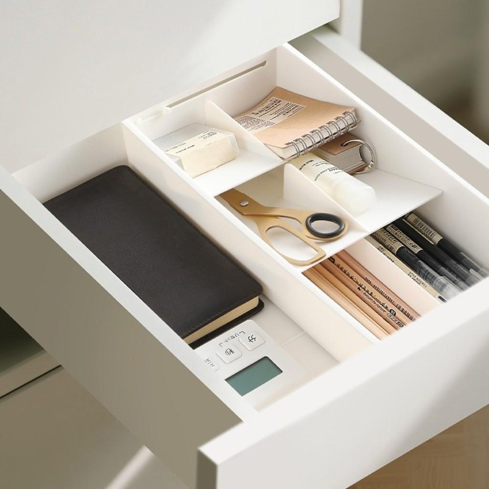 With Partition Board Drawer Storage Box Plastic Tableware Container  Tableware Storage