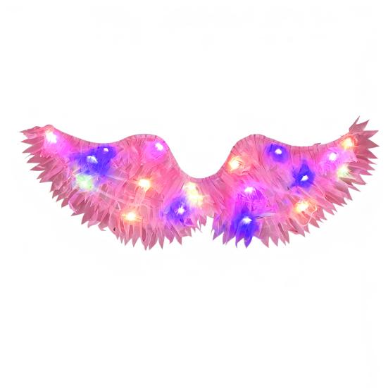 Angel Wings for Adults Kids Angel Feather Wings Costume with Elastic Straps for Halloween Christmas Cosplay Party