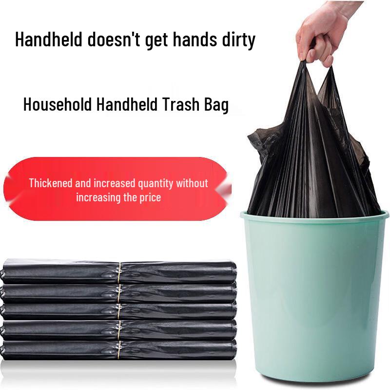 Tai You Yuan Vest-Style Thickened Black Household Garbage Bags