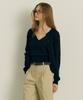 OSTKAKA Cotton Blended Twin Set Navy