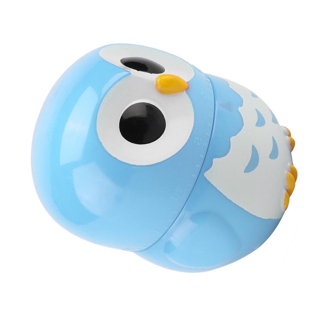Cute Owl Shape Kitchen Manual Timer Mechanical Home Cooking Counters Clock