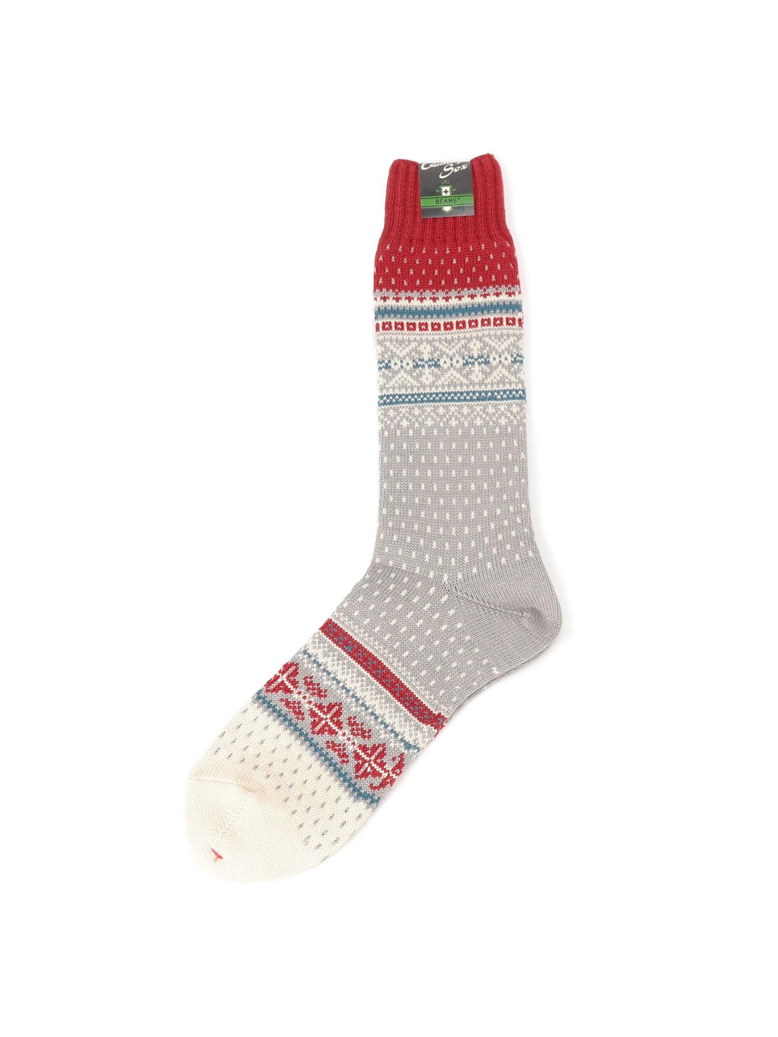 Beams Plus Nordic Grey One 38430016479 Men s Socks, Base, Size,