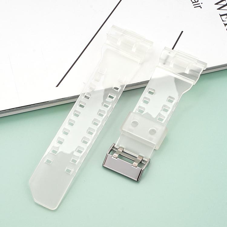 Strap for Casio G-Shock GA-100/110/120/140/200/400/700 800 GD-100/110/120 G-8900 GLS-100 Replace Silicone Resin Watch Band 16mm