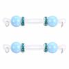 Non Piercing Fake Nipple Rings 2Pcs Minimalist Shiny Zircon Dangle Body Jewelry for Daily Office Wear Gift