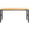 VEVOR Workbench Adjustable Height, 183 x 64 cm Garage Table with 72 – 97 cm Heights & 900KG Load Capacity