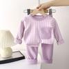 Children's Home Wear Set Autumn Boys' Pajamas Thermal Underwear Set Girls' Autumn Johns Children's Clothing