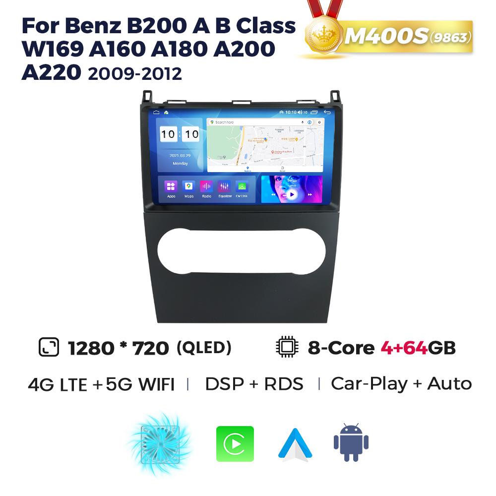 Navifly 8G + 256G Android Auto Autoradio Multimedia-Player GPS Für Mercedes Benz B200 AB Klasse W169 A160 A180 A200 A220 2009-2012