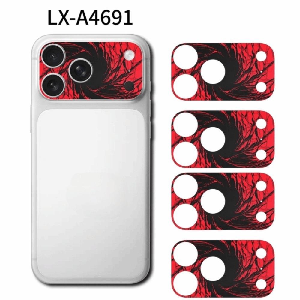 

4PCS Full Cover Lens Protector Anti Scratch Matte Frosted Back Camera Lens Color Skin Sticker for iPhone 17 Pro Max 17Pro for iphone17pro