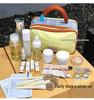 High-End Travel Makeup & Toiletry Bag with Colorblock Design - Large Capacity and Portable