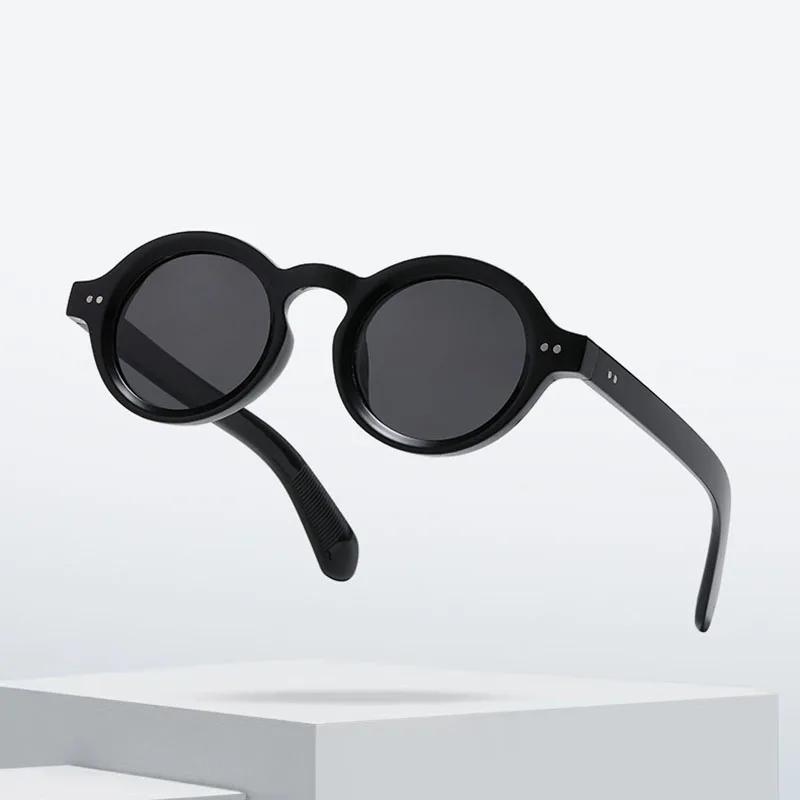 Steampunk Small Frame Vintage Round Sunglasses Women For Men Luxury Brand Designer Sun Glasses Popular Shades UV400