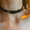 Layered Black Cross Long Choker Necklace for Women - High-End Sweet & Cool Clavicle Chain Neckband