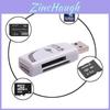 Sleek And Compact 4 In 1 Usb Card Reader Multi-functional Sd Tf Ms M2 For Computers