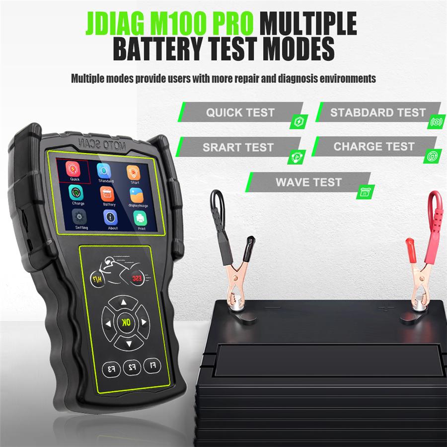 JDiag M100 PRO Motorcycle Handheld Diagnostic Tool