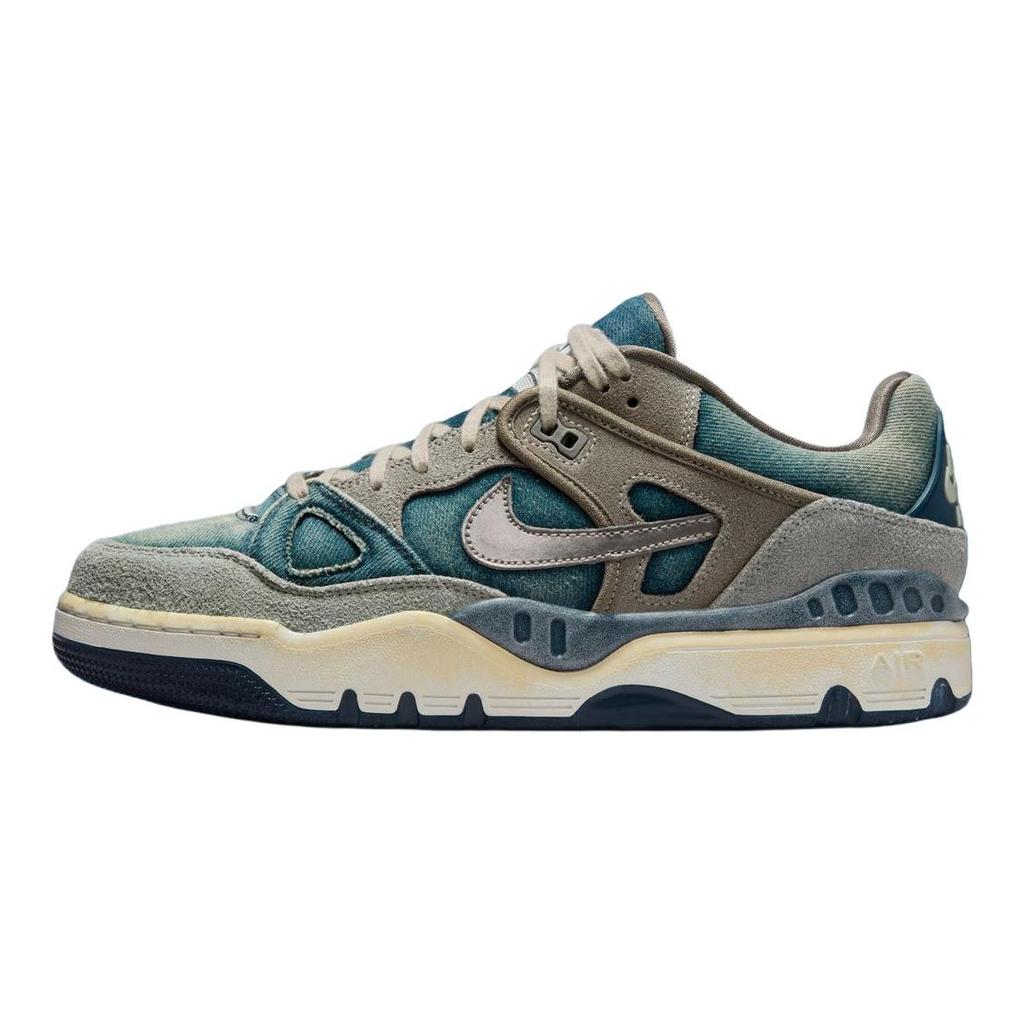 Nike X Nigo Air Force 3 Low top Skateboard Shoes Men's Olive Gray Asian Version IB1808-001