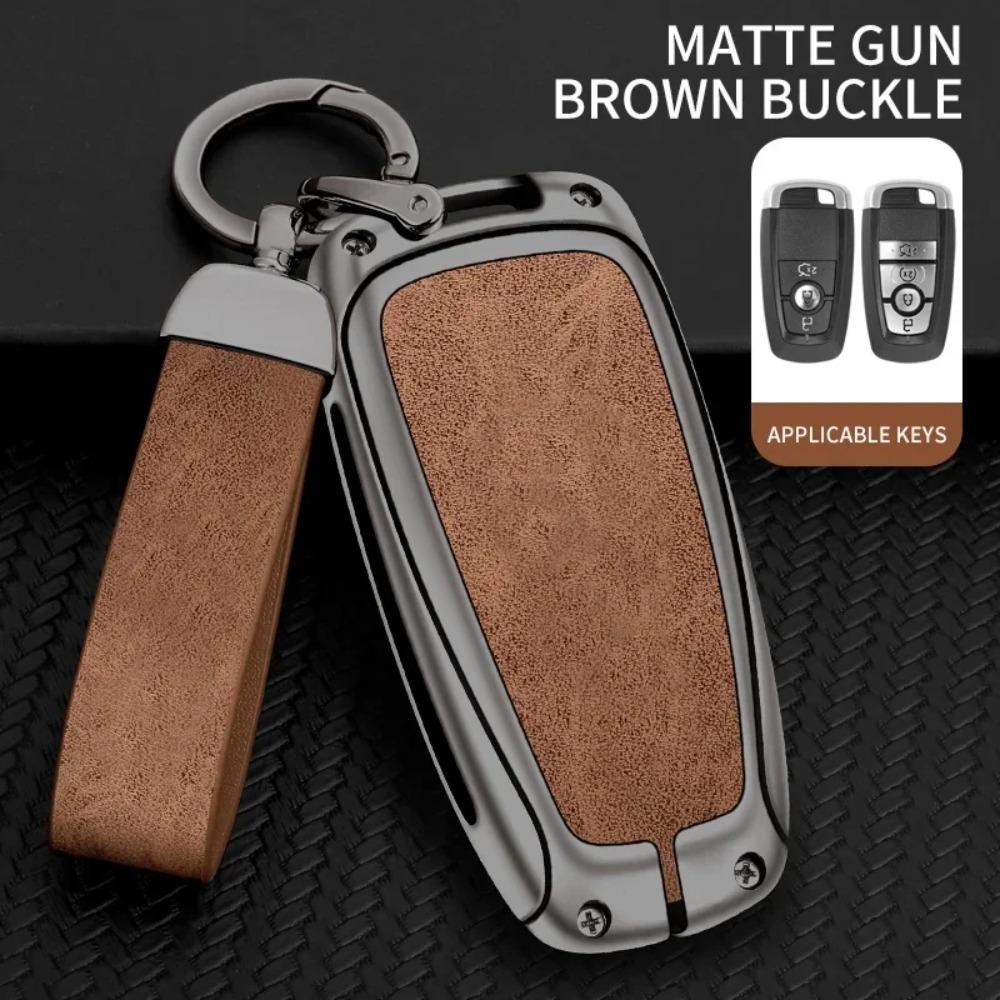 Zinc Alloy Car Remote Key Case for Ford Ranger Wildtrak Remote Control Protector for Ford Ranger Wildtrak Key Cover Accessories