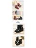 Women's Mid-Aged & Elderly Low Heel Soft Sole Cotton Shoes with Plus Velvet Warm Lining